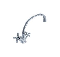 KüChenarmatur Zweigriff SpüLtisch Wasserhahn KüChe Waschbecken Mischbatterie