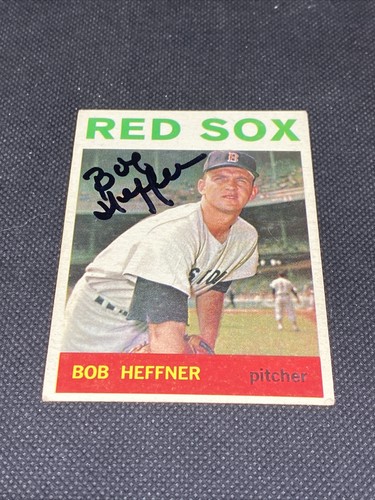 Bob Heffner Red Sox Signed Auto Autographed 1964 Topps Card #79 ~ COA - Picture 4 of 6
