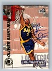 Olivier Saint-Jean 1997 Press Pass Double Threat AUTO Basketball Card RC Rookie