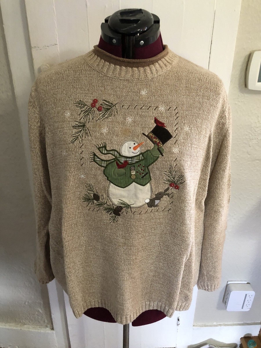 CJ Banks Womans Plus Size 2X Sweater Holiday Christmas Winter