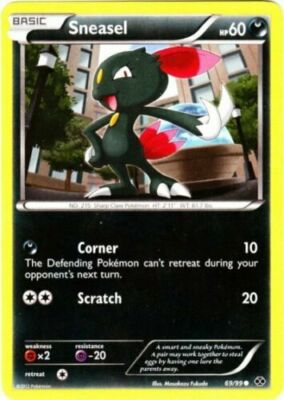 Pokemon Karte Sneasel 69/99 Nr 215 Sharp Claw Pokemon CCG TCG