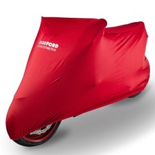 OXFORD PROTEX STRETCH INDOOR MOTORCYCLE MOTORBIKE COVER RED - LARGE - CV176