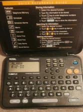 ROYAL DM80 PLUS PERSONAL ORGANIZER LCD 11kb computer organize Retro Vintage