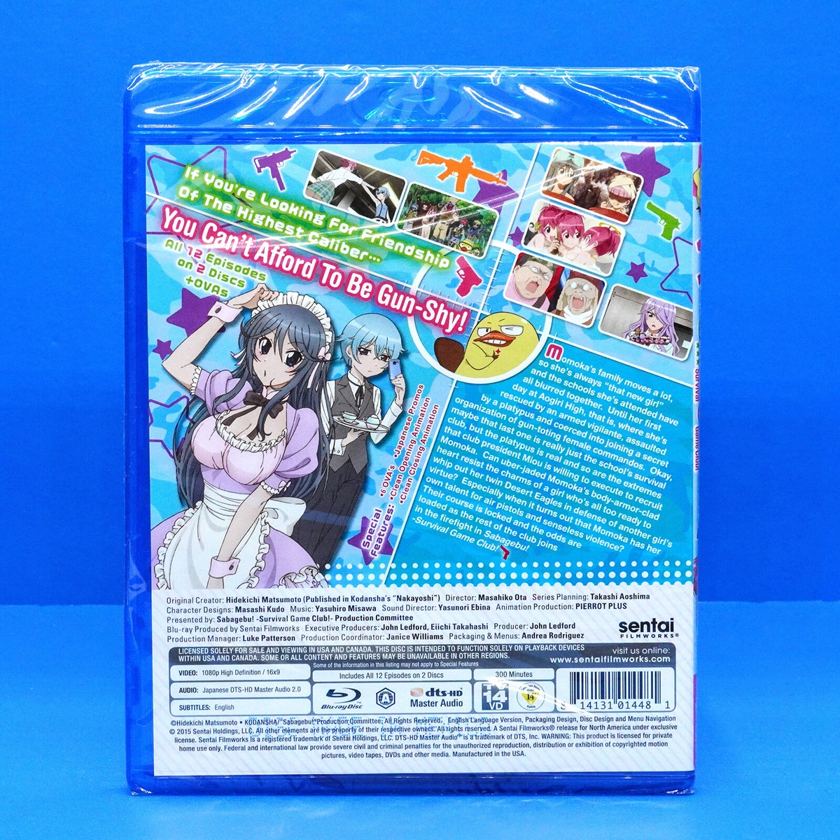 Sabagebu Survival Game Club Complete Anime Series Blu-ray