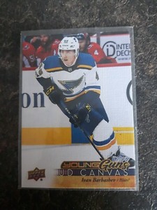 2017-18 Upper Deck Series 1 Canvas Young Guns Ivan Barbashev YG RC Card# C106