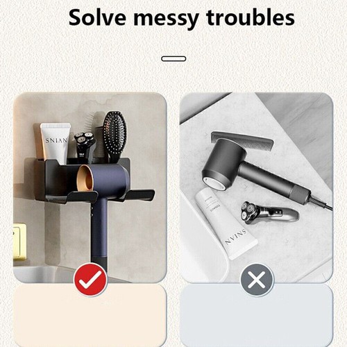 Porta phon, porta phon, porta phon, supporto a parete per phon, porta phon senza - Foto 4 di 11