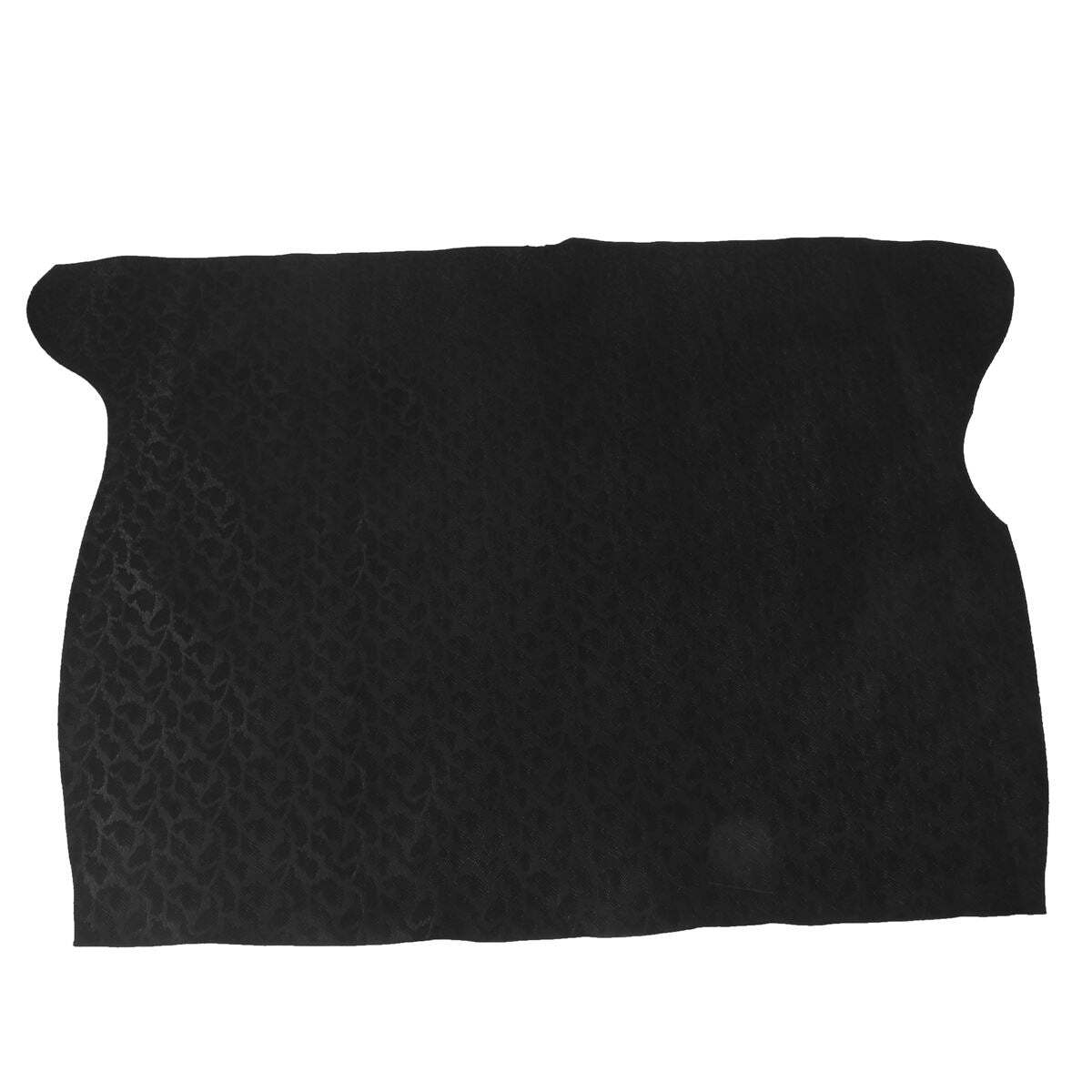 Cuir de veau velours noir M02 reptile 3D antidérapant pour petite sellerie