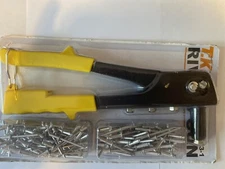 Riveter tool with Rivets Riveting Pliers Gun 3.2x10, 4.0x13.5,  150 total Rivets