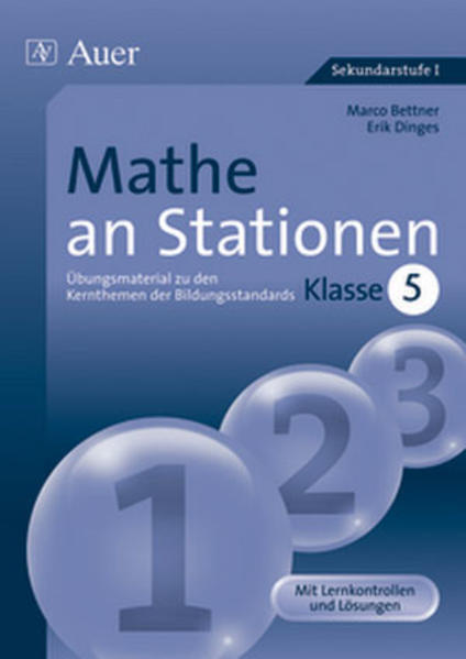 Thumbnail - Mathe An Stationen. Klasse 5 | Marco Bettner, Erik Dinges | 2020 |
