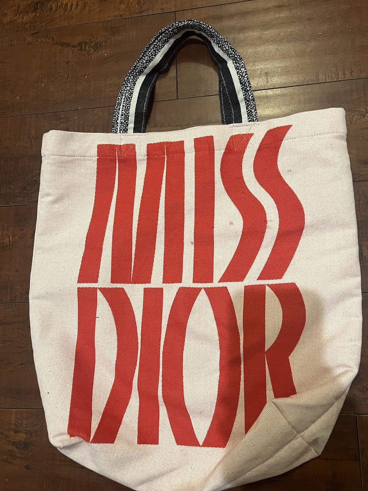 Sac fourre tout en toile Dior   Miss Dior   Christian Dior NEUF