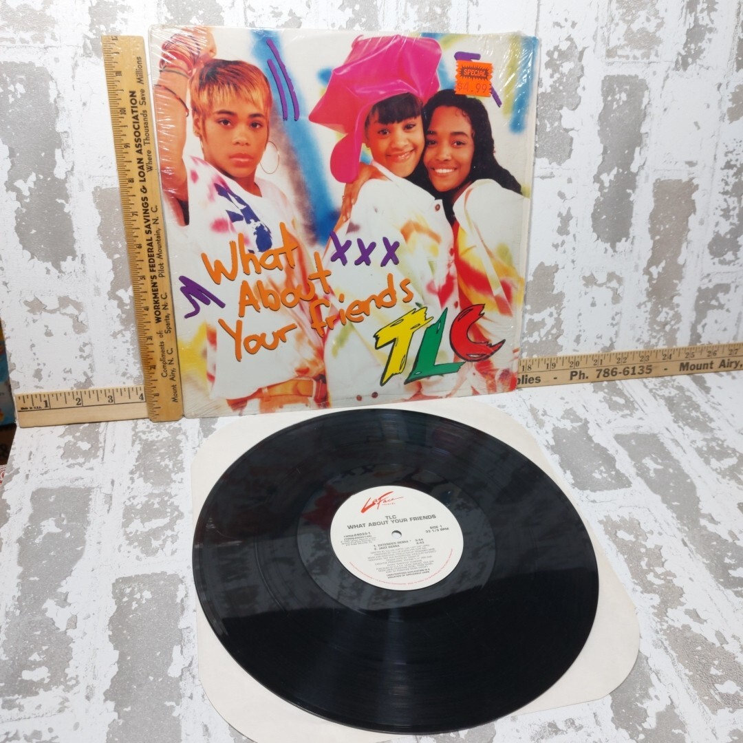 TLC What About Your Friends 1992 Remix Single LaFace Records Vinyl