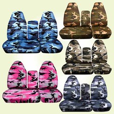 Camouflage Seat Covers Fits 97-03 Ford F150 Truck 40-60 Highback W Console