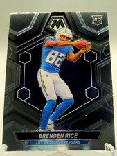 2024 PANINI MOSAIC BRENDEN RICE ROOKIE FOOTBALL CARD CHARGERS NFL donruss 399