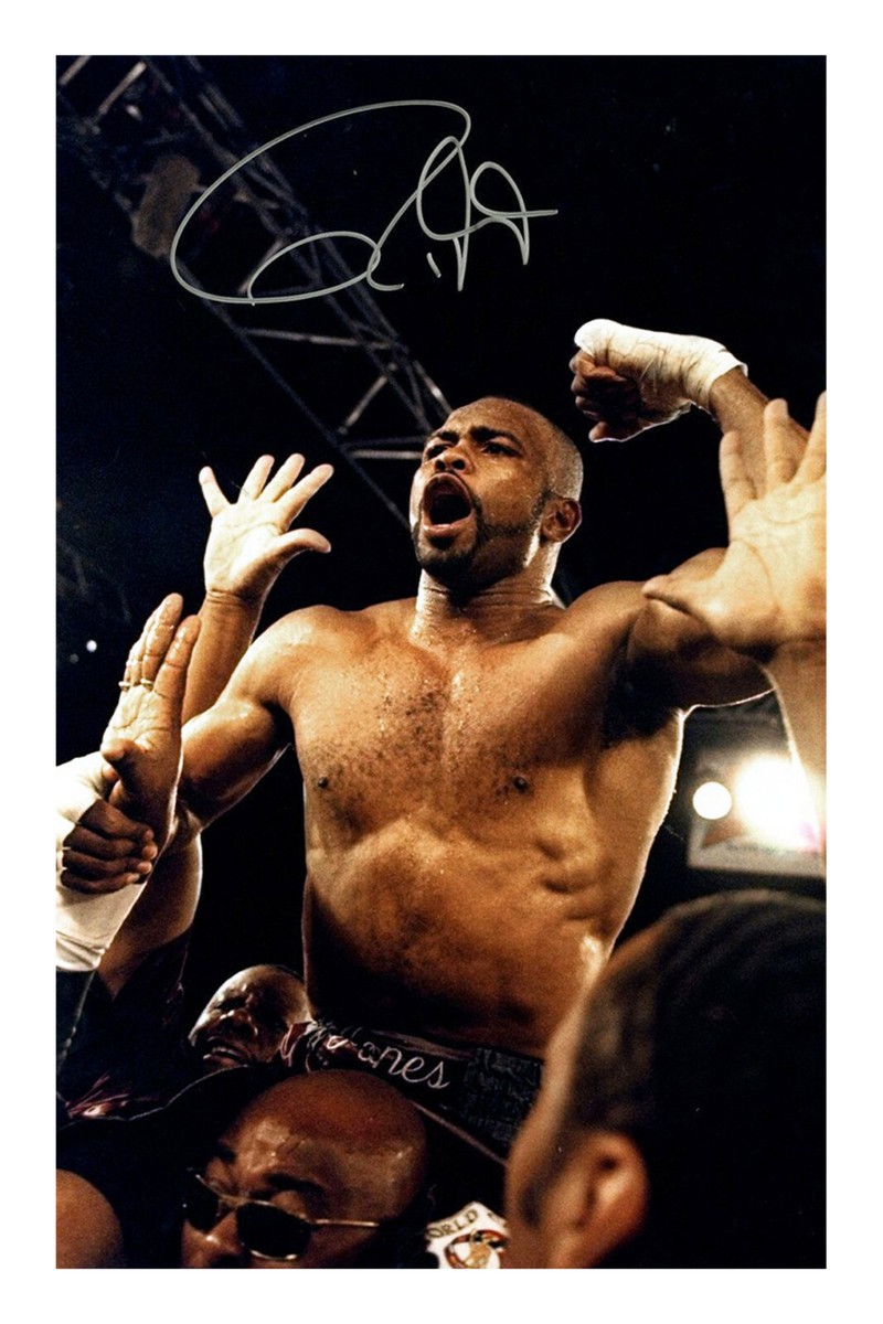 ボクシング世界4階級制覇王者　ロイ•ジョーンズJr. サイン入り写真 Roy Jones Jr Signed A4 Photo Print Poster Autograph Boxing | eBay