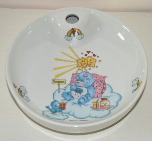 Ancienne Assiette Porcelaine Bouillie Bebe Bisounours Care Bears L Hirondelle 80 Ebay