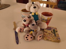 3 x DIDDL Figuren Stofftier Armbanduhr Kartenspiel Tassen