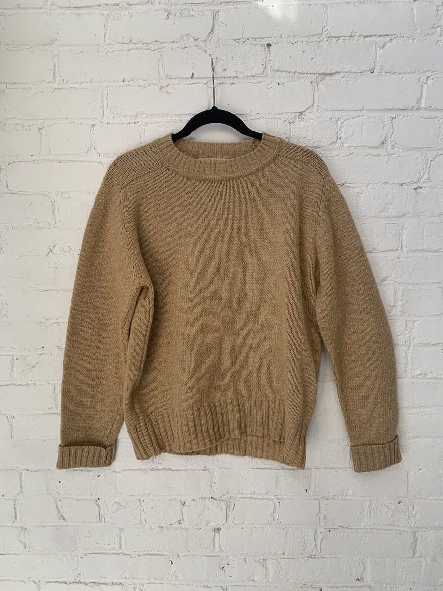Vintage 70s Men’s M Oh!rbachs Shetland 100% Wool Distressed Sweater