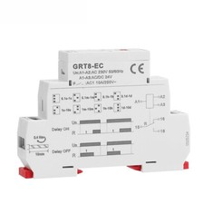 Digital Setting Delay Time Relay For GEYA GRT8-EC AC 230V AC/DC 24V