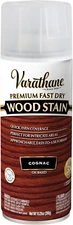 Varathane 392513 Premium Fast Dry Wood Stain Spray, 10.25 Oz, Cognac