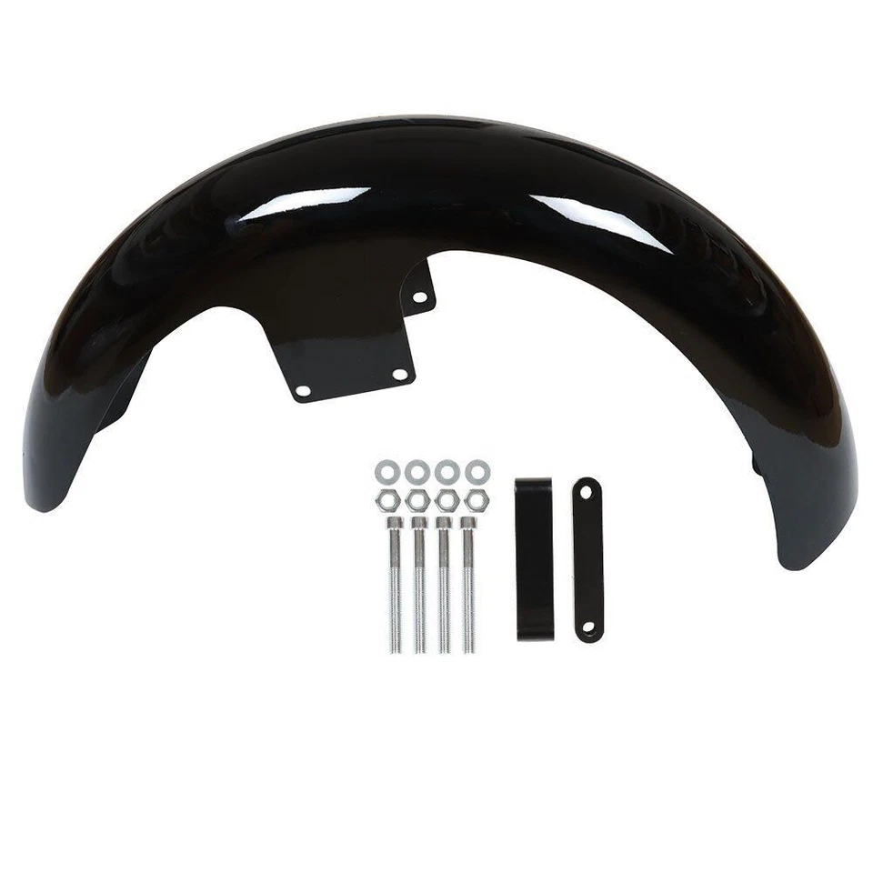 Envoltura de rueda de guardabarros delantero de acero de 21"" para modelos Harley Touring y embolsadoras personalizadas Foto 2 de 4