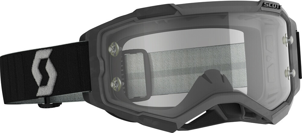 Scott Fury Goggles (Black/Grey w/ Clear Works Lens) | eBay