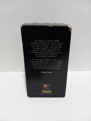 Vintage Star Wars Trilogy THX Digitally Mastered VCR 1995 - Picture 4 of 5