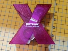 XYRON 1.5" CREATE-A-STICKER MAKER , Instructions & 2 Brand New Refill Cartridges