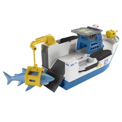 shark rescue boat toy
