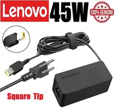OEM Lenovo 45W Square Tip Adapter Charger IdeaPad Yoga 11e E460 x260 X1 Carbon !