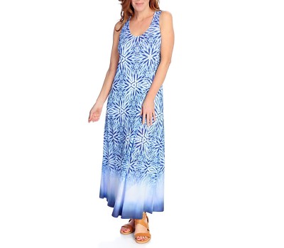 NEW One World Micro Jersey & Textured Knit Sleeveless Maxi Dress NEW One World Micro Jersey & Textured Knit Sleeveless Maxi Dress