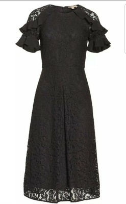 burberry black lace dress