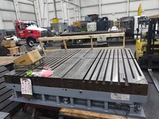 96" x 96" CINCINNATI GILBERT AIR LIFT ROTARY TABLE