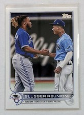 2022 Topps Series 1 Wander Franco Vladimir Guerrero Jr. Slugger Reunion #329