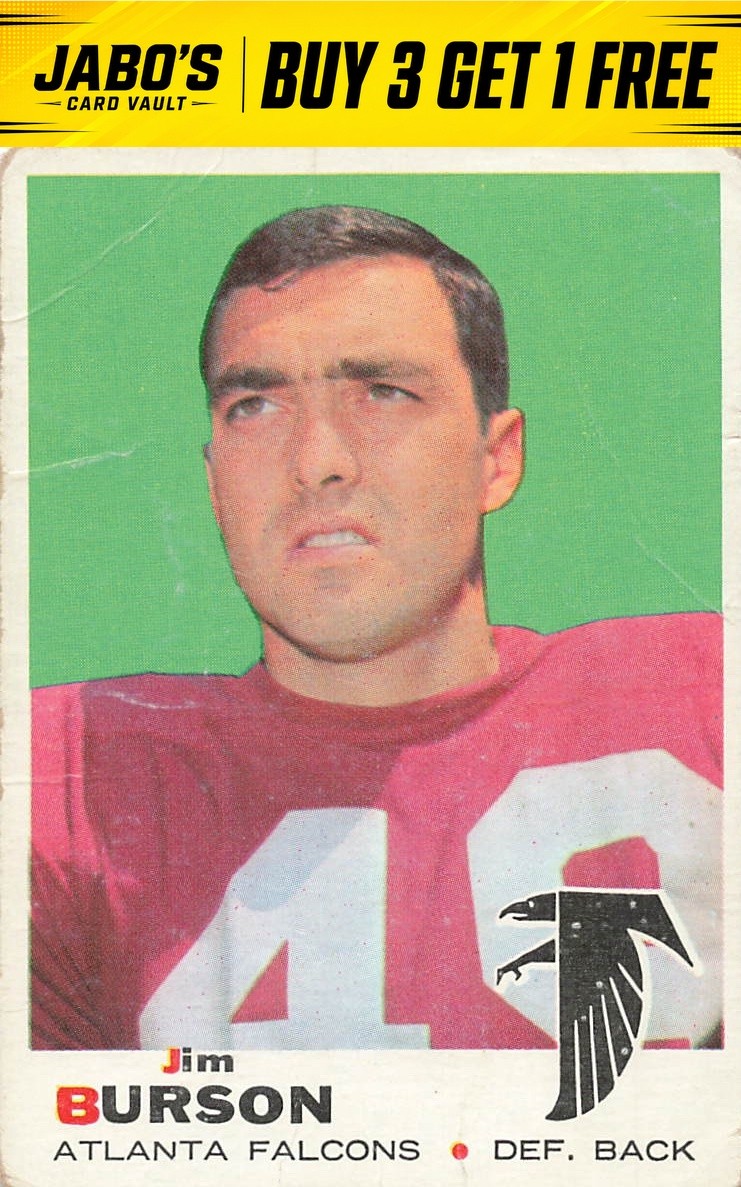 1969 Topps #159 Jim Burson Vintage Football Card