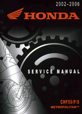Honda Metropolitan CHF50 2002-2006 Service Manual