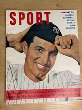 Vintage Sport Tommy Henrich February 1950 Magazine B4432