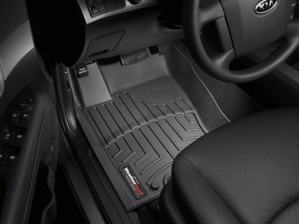 WeatherTech FloorLiner 适用于 2009 - 2010 起亚 Borrego - 第一排,黑色 — 第 2/4 张图片