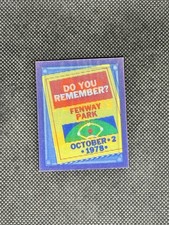 Dent Bashes Playoff HR 1988 Score Great Moments in Baseball Mini #17 Raw