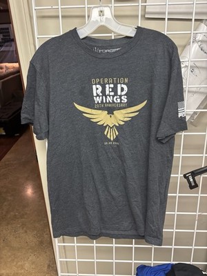 Forged (Brand) Operation Red Wings 20th Anniversary Tribute Shirt Large NWOT