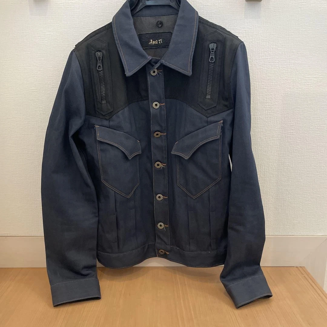 APRIL77 Denim Jacket S Size Unused Condition