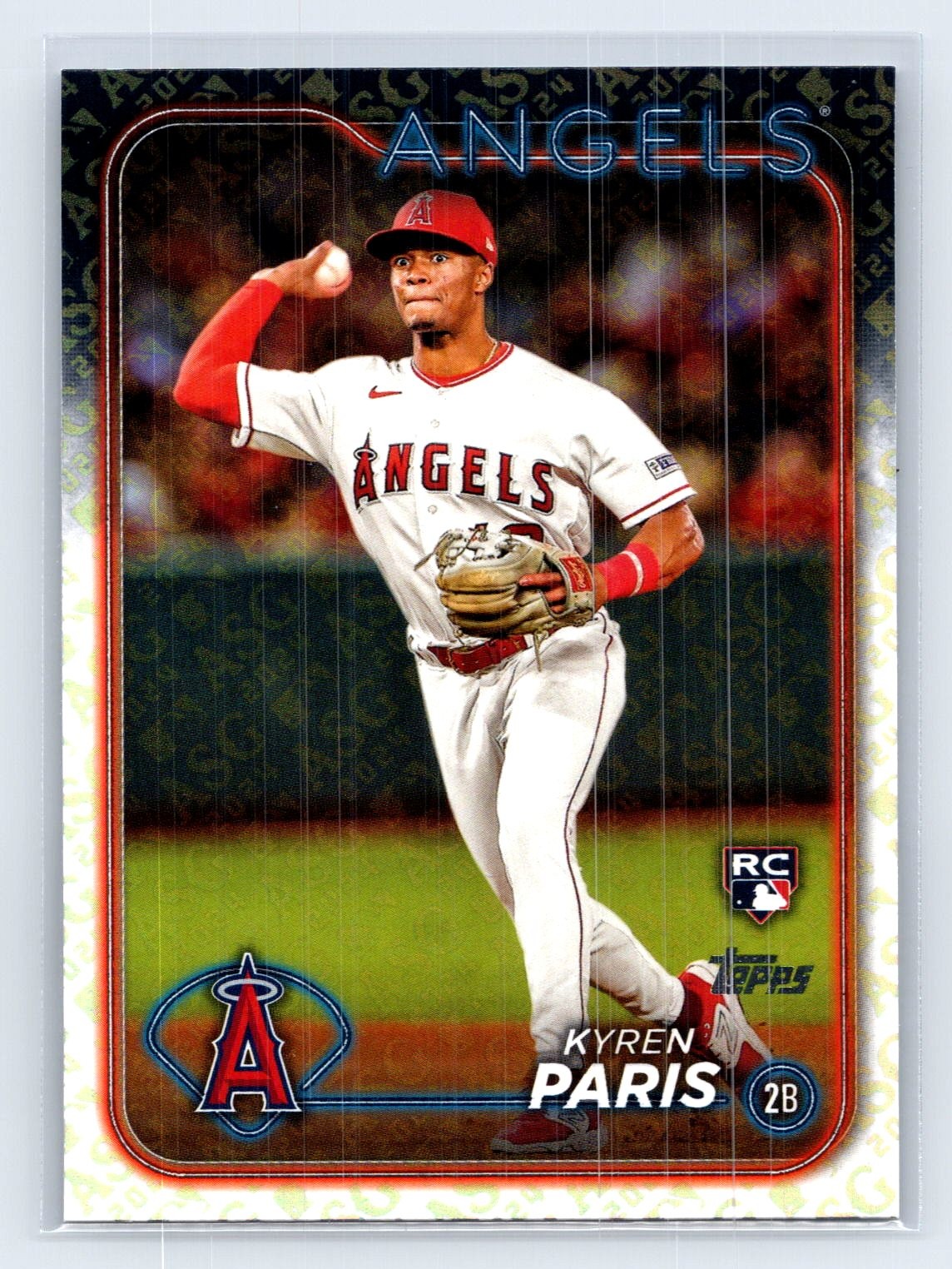 2024 Topps All-Star Game Baseball #549 Kyren Paris RC ASG Foil Angels