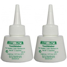  25,00 Euro pro 100g 2 x Ber-Fix Textilkleber - Inhalt: 40 Gramm
