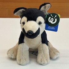 Living Nature German Shepherd Puppy Plush Soft Toy Dog 9  Stuffed Animal NWT