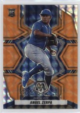2022 Panini Mosaic Rookies Reactive Orange Mosaic Prizm Angel Zerpa #256 2k3