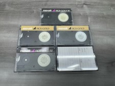 Maxell HGX-GOLD VHS-C Premium High Grade Camcorder Video Cassette Lot Of 5 READ