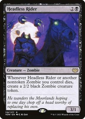 Headless Rider-Innistrad: Crimson Vow-Regular-118-LP