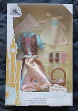 Disney Store Cinderella Princess Classic Doll Dress Costume Accessory Pack NEW