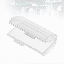 Transparent Handheld Storage Box Battery Holder Batteries Organizer