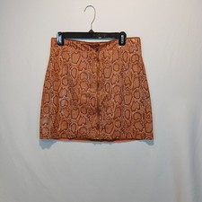 Express sz10 snake mini skirt. 90s y2k mod re...