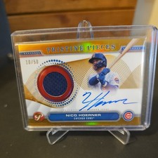 2024 Topps Pristine - Nico Hoerner Gold Auto Pristine Pieces Relic /50  #PPAR-NH